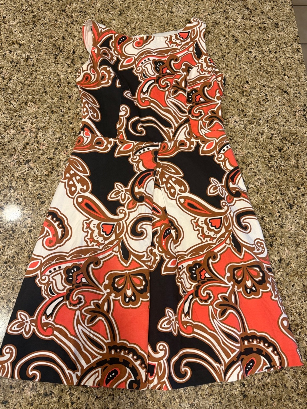 Merona Sleeveless Paisley A-Line Dress